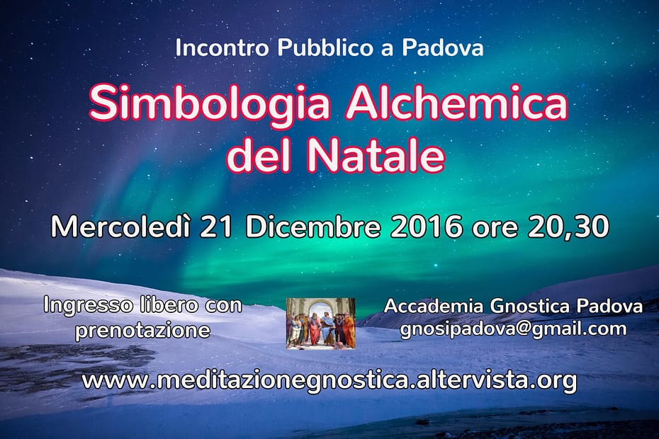 Simbologia Alchemica del Natale - Conferenza 1